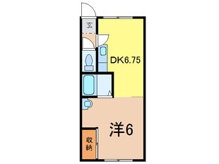 マンションダイヤ３・２０の物件間取画像